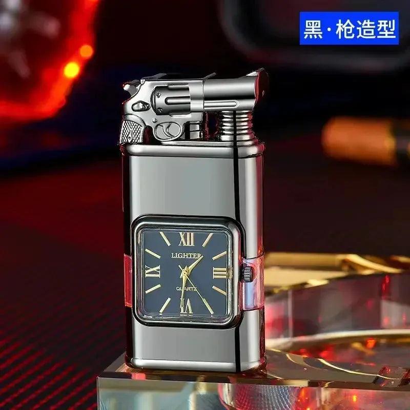 NEW Embossed Three - dimensional Pattern Double Fire Inflatable Lighter - Featured Mart