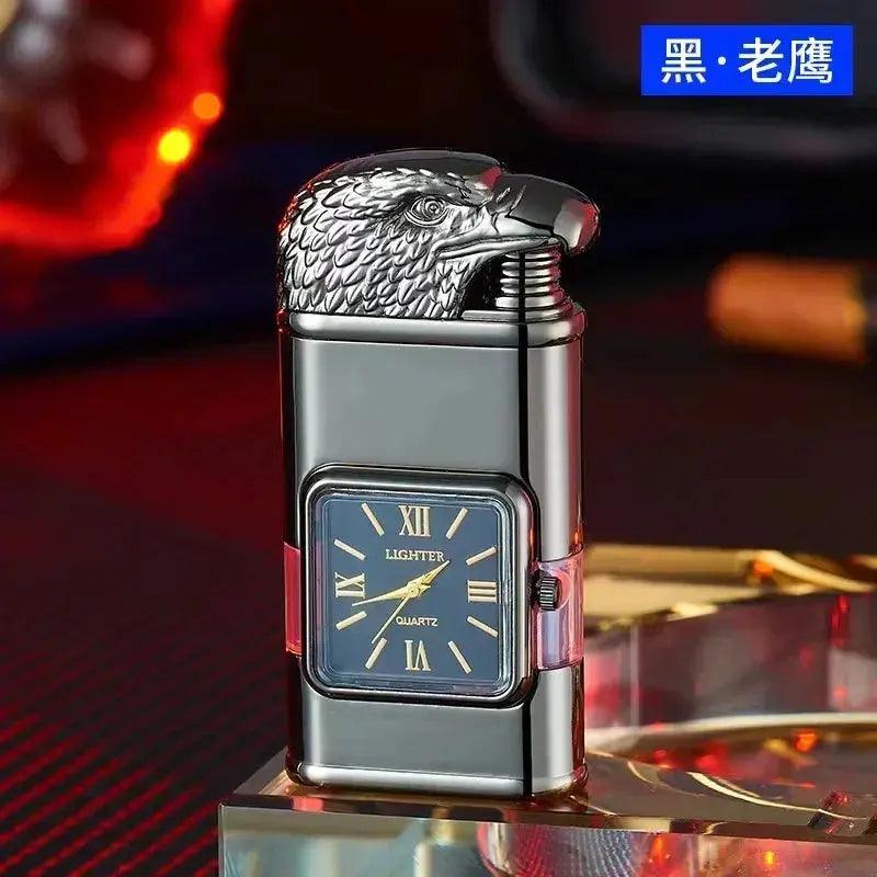 NEW Embossed Three - dimensional Pattern Double Fire Inflatable Lighter - Featured Mart