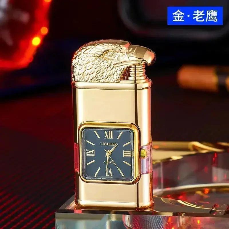 NEW Embossed Three - dimensional Pattern Double Fire Inflatable Lighter - Featured Mart
