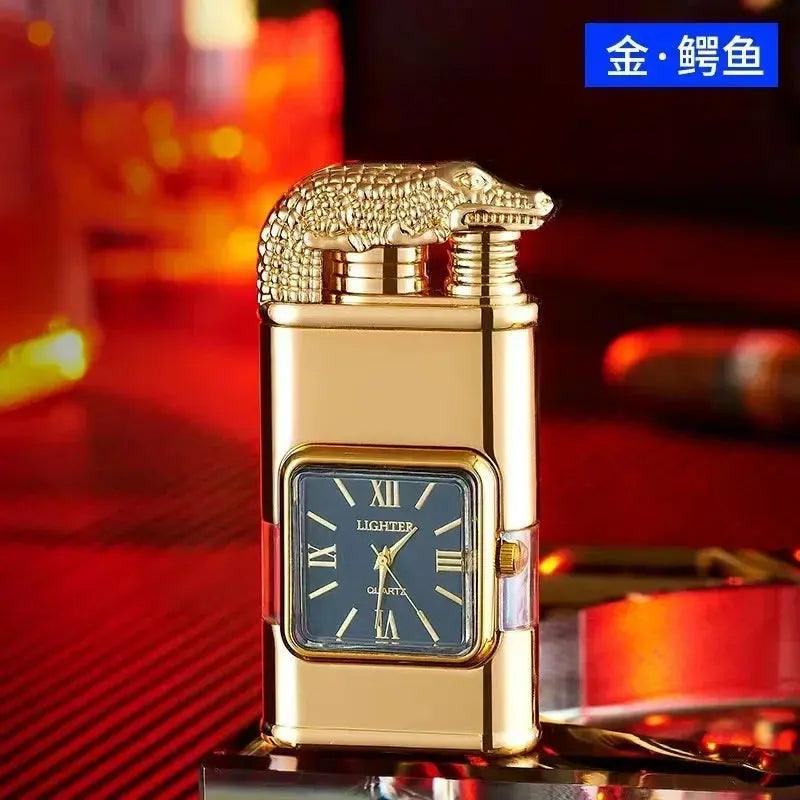 NEW Embossed Three - dimensional Pattern Double Fire Inflatable Lighter - Featured Mart