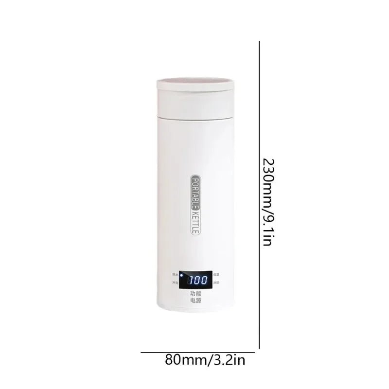 Portable Electric Kettle & Thermal Cup – 500ML - Featured Mart