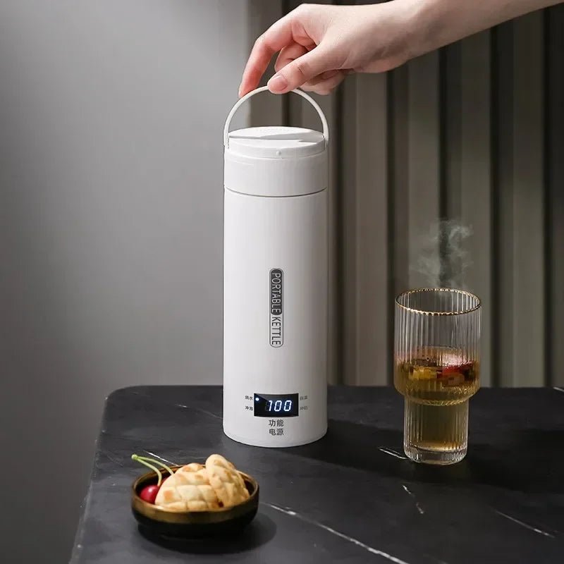 Portable Electric Kettle & Thermal Cup – 500ML - Featured Mart