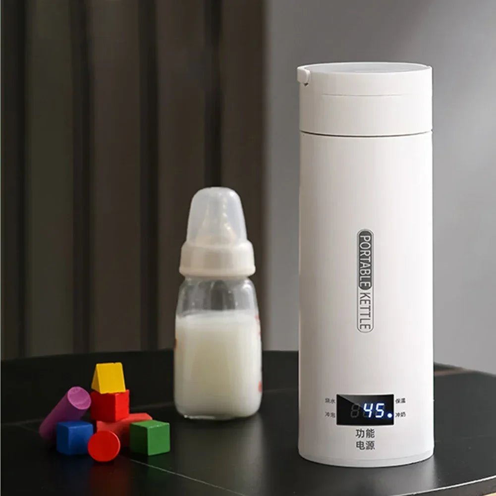 Portable Electric Kettle & Thermal Cup – 500ML - Featured Mart