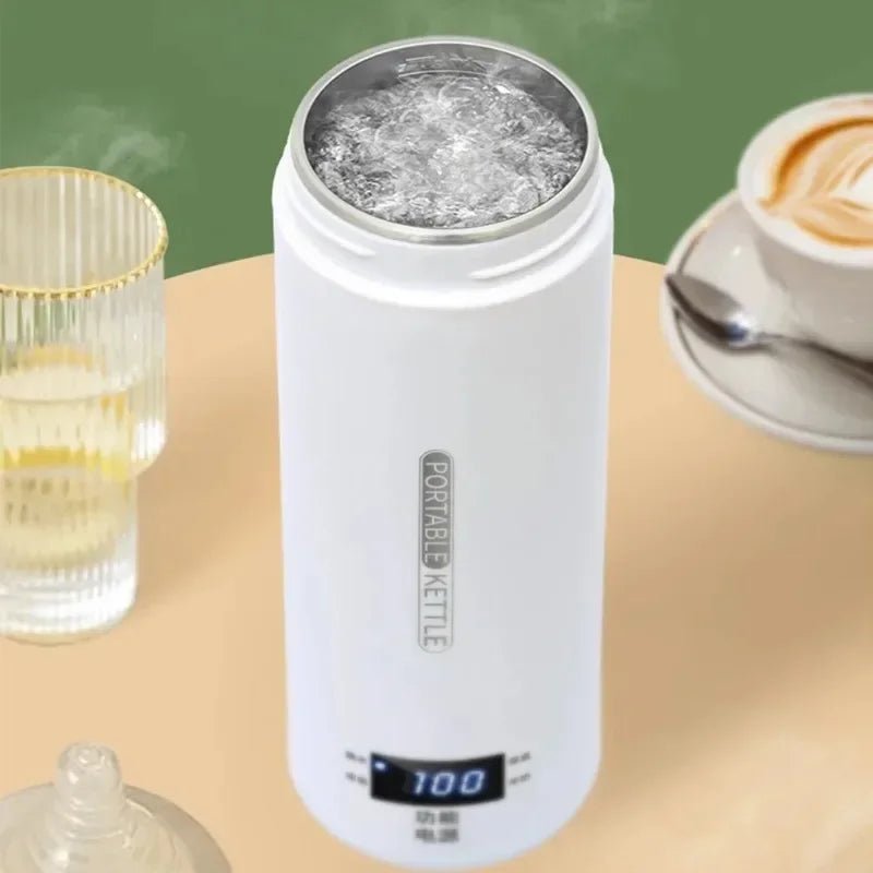 Portable Electric Kettle & Thermal Cup – 500ML - Featured Mart