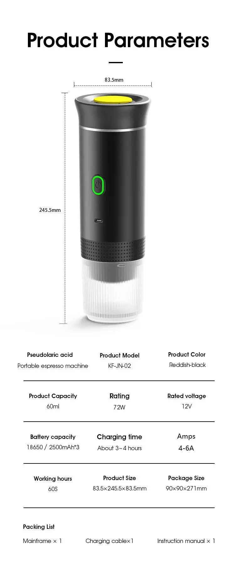 Portable Espresso Machine - Featured Mart