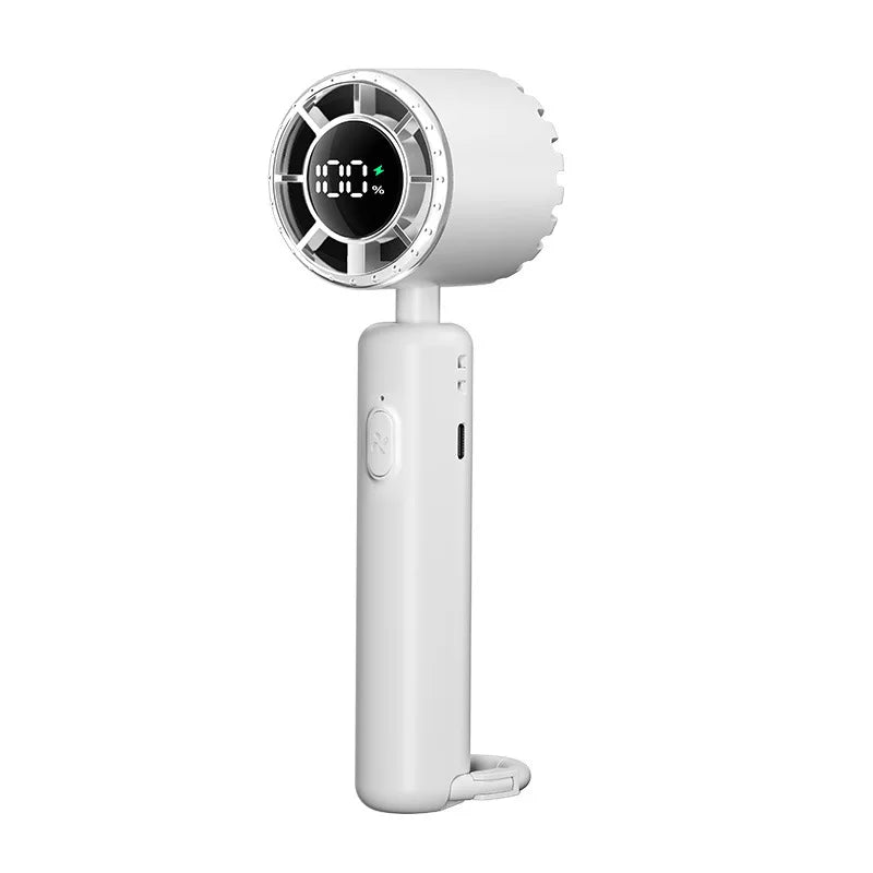 Portable Mini Handheld Fan – Rechargeable & Long Battery Life - Featured Mart