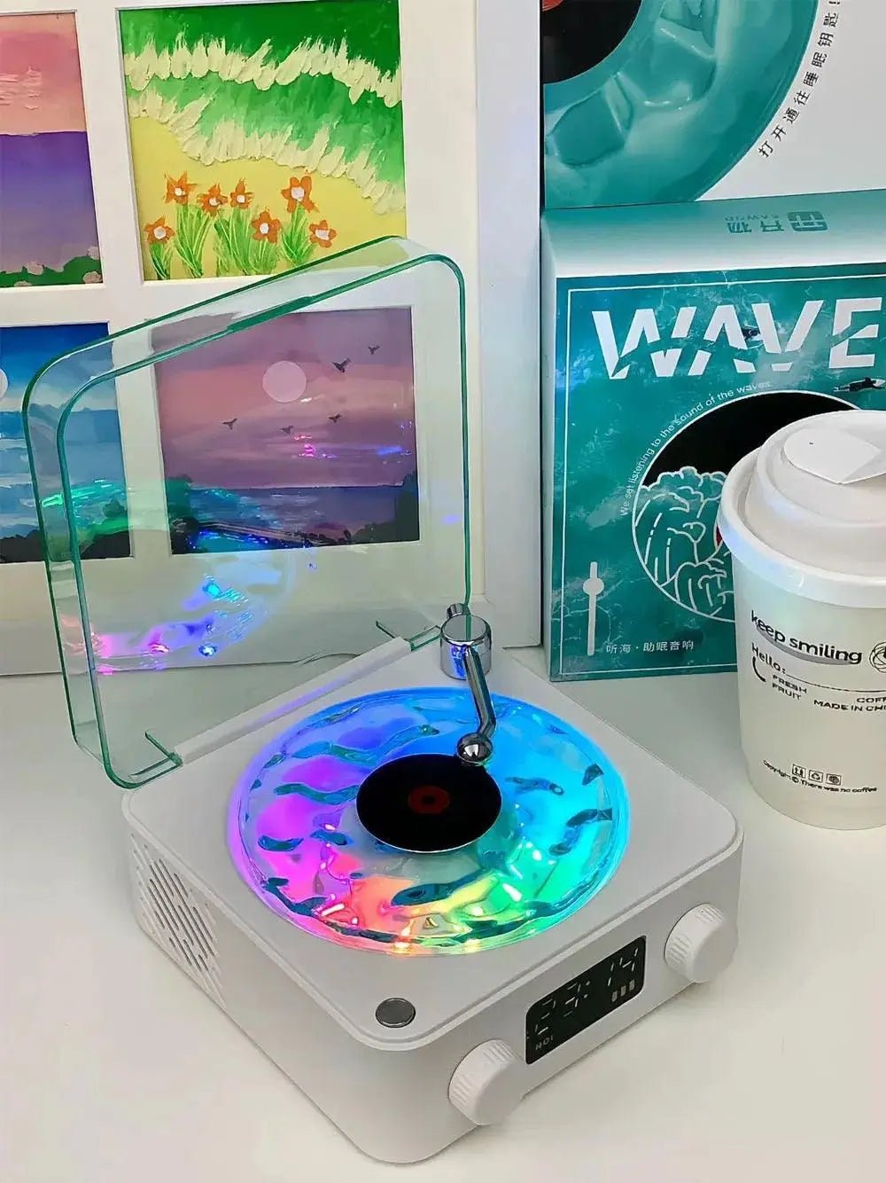 Portable Mini Retro White Noise Bluetooth Speaker - Featured Mart