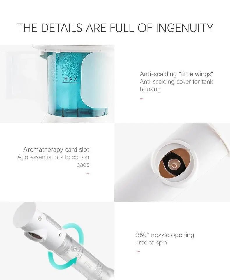 Portable Professional Ionic Facial Steamer - Featured Mart