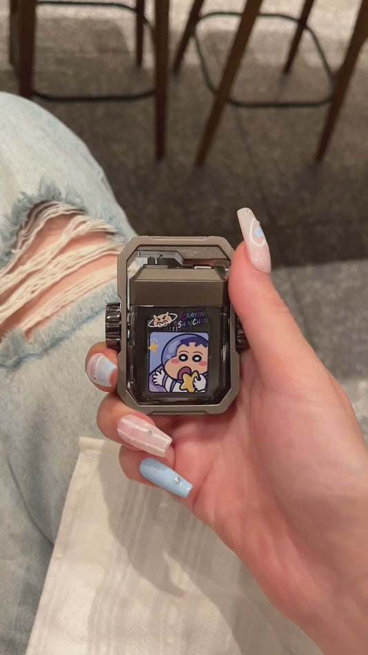 Mecha Arc Lighter – Windproof, Fast-Charging, Fidget Spinner