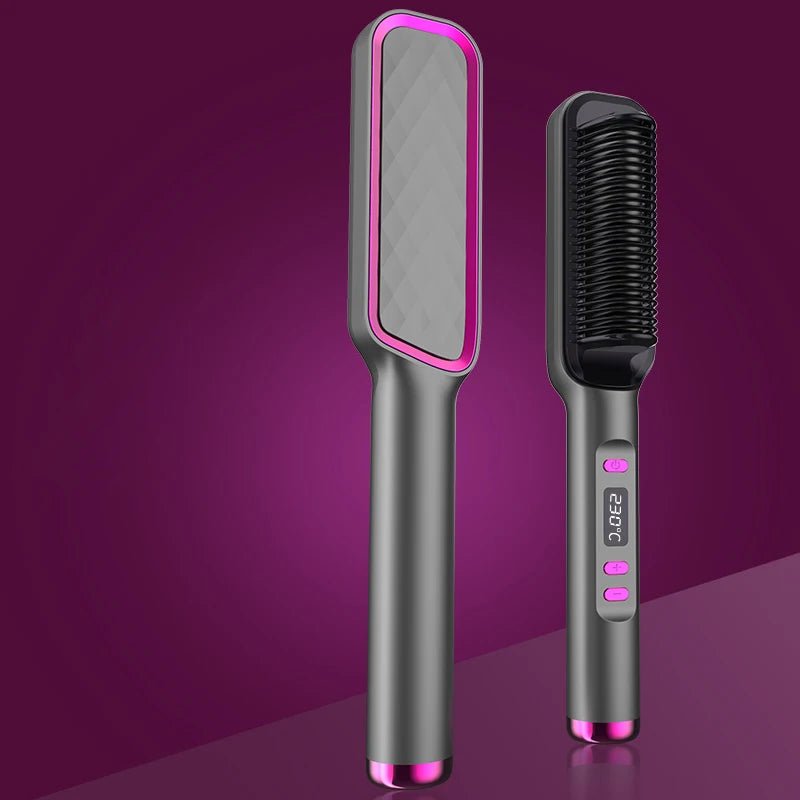 Professional Multifunctional Negative Ion Electric Hot Comb Straightener - Featured Mart