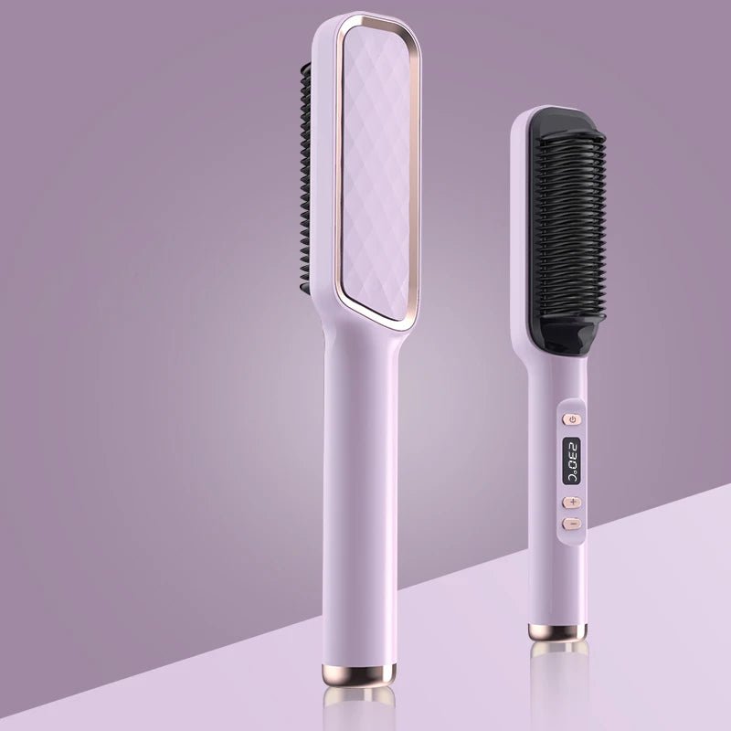 Professional Multifunctional Negative Ion Electric Hot Comb Straightener - Featured Mart