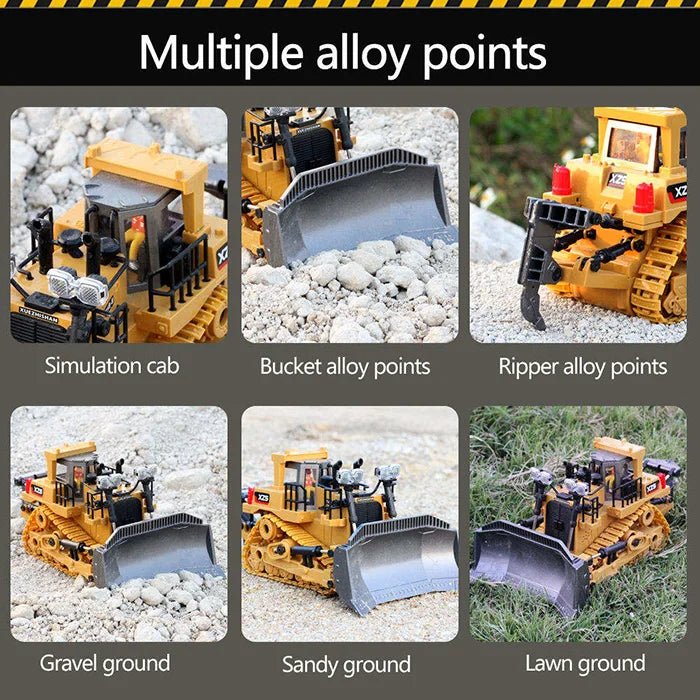 RC Excavator & Dump Truck Set – 2.4G Construction Toy Vehicles - Featured Mart