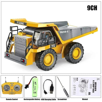 RC Excavator & Dump Truck Set – 2.4G Construction Toy Vehicles - Featured Mart