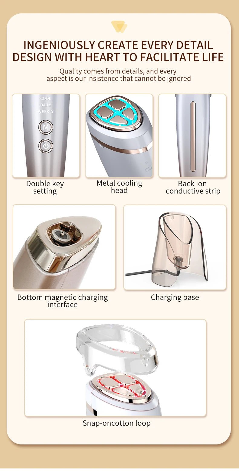 RF Facial Lifting & Tightening Beauty Device - Featured Mart