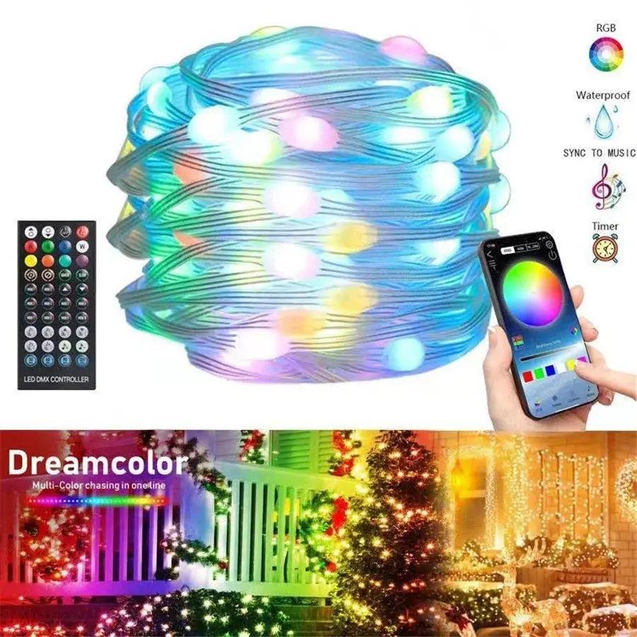 Smart App Control Christmas Tree String Light - Featured Mart