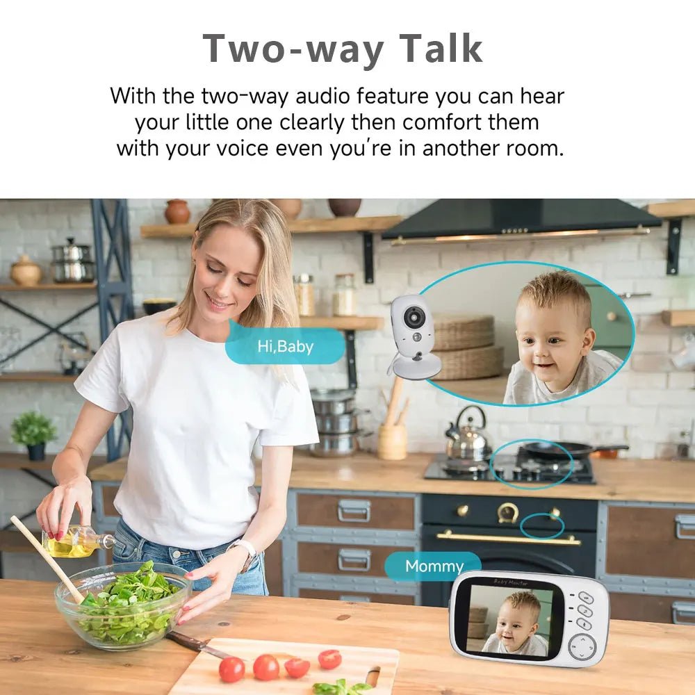 Smart Baby Monitor with Night Vision - Featured Mart