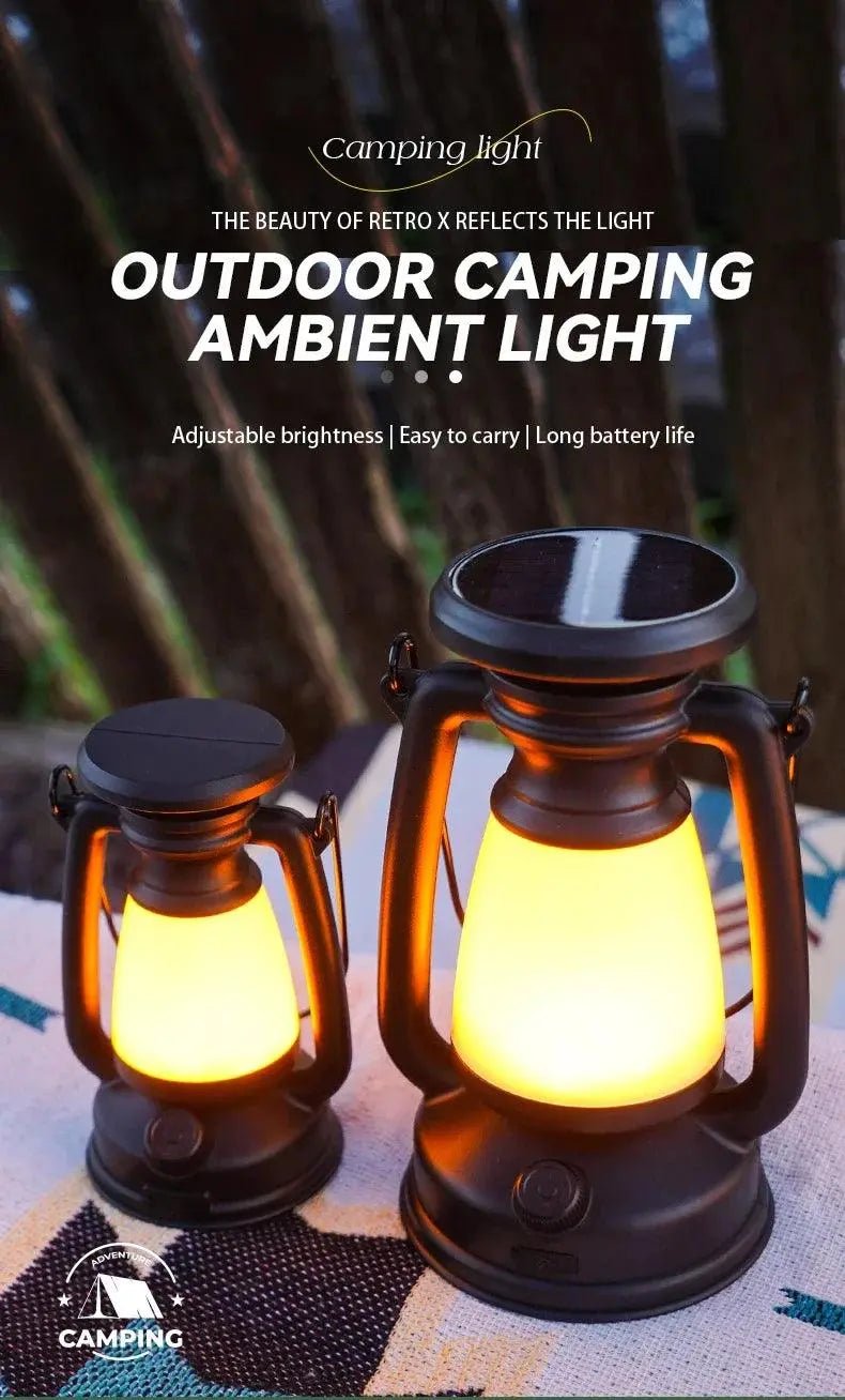 Solar Rechargeable Portable Camping Light - Featured Mart