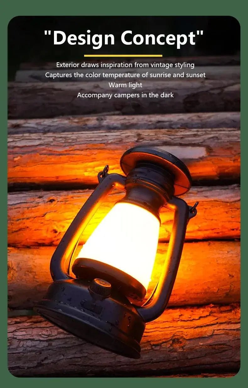 Solar Rechargeable Portable Camping Light - Featured Mart