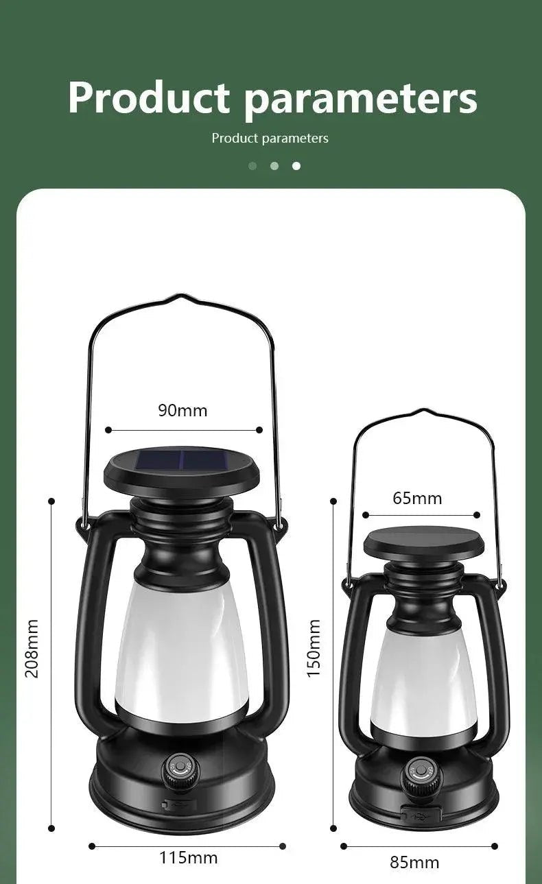 Solar Rechargeable Portable Camping Light - Featured Mart