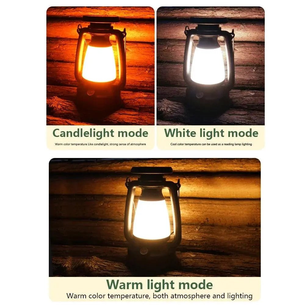 Solar Rechargeable Portable Camping Light - Featured Mart