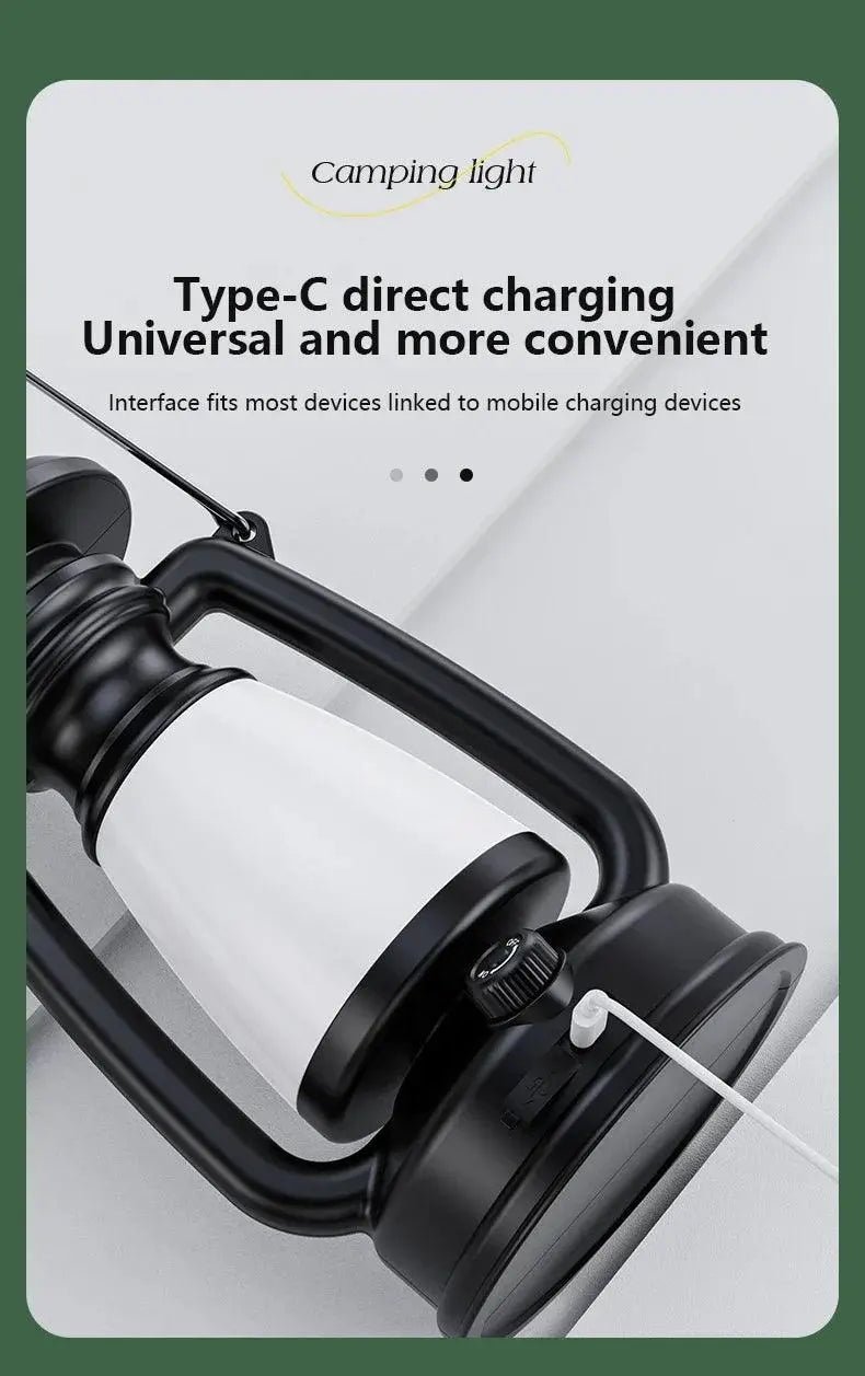 Solar Rechargeable Portable Camping Light - Featured Mart