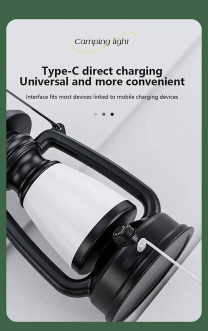 Solar Rechargeable Portable Camping Light - Featured Mart