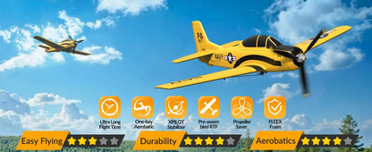 Spitfire RC Warbird – 400mm EPP RTF Fighter Plane with One - Key Aerobatic, 2.4G 4CH - Featured Mart