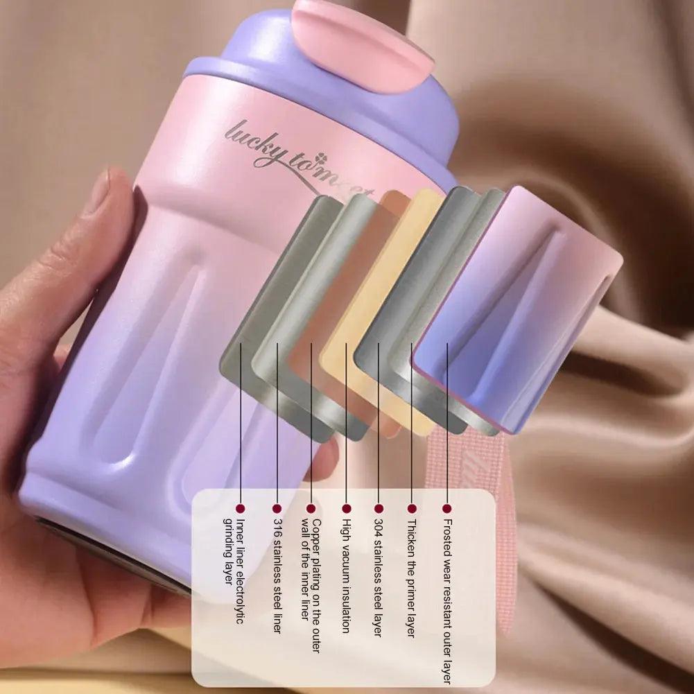 Stainless Steel Travel Coffee Mug with Temperature Display - Featured Mart
