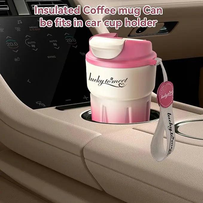 Stainless Steel Travel Coffee Mug with Temperature Display - Featured Mart