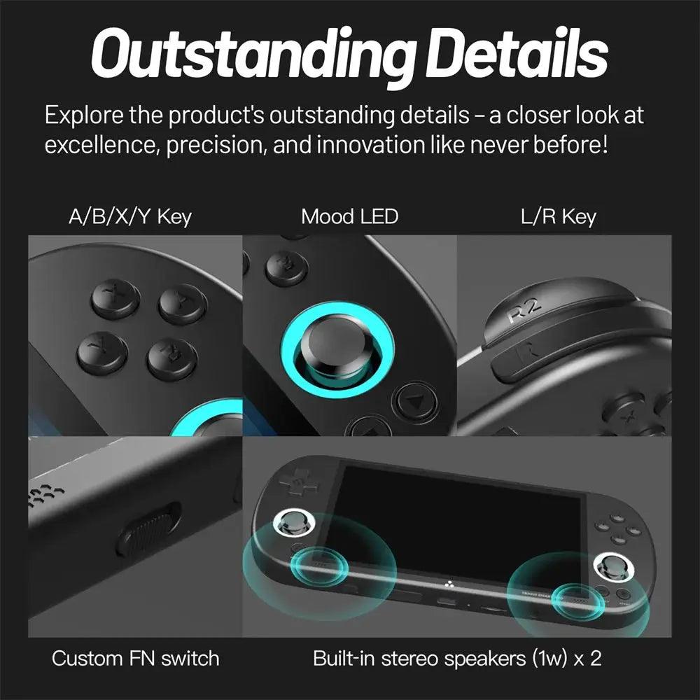 Trimui Smart Pro Handheld Game 4.96''IPS Screen - Featured Mart