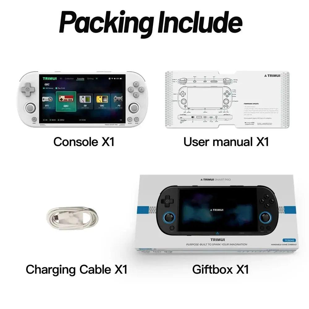 Trimui Smart Pro Handheld Game 4.96''IPS Screen - Featured Mart