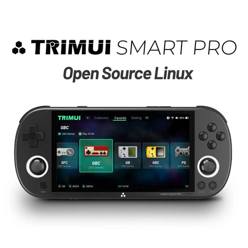 Trimui Smart Pro Handheld Game 4.96''IPS Screen - Featured Mart