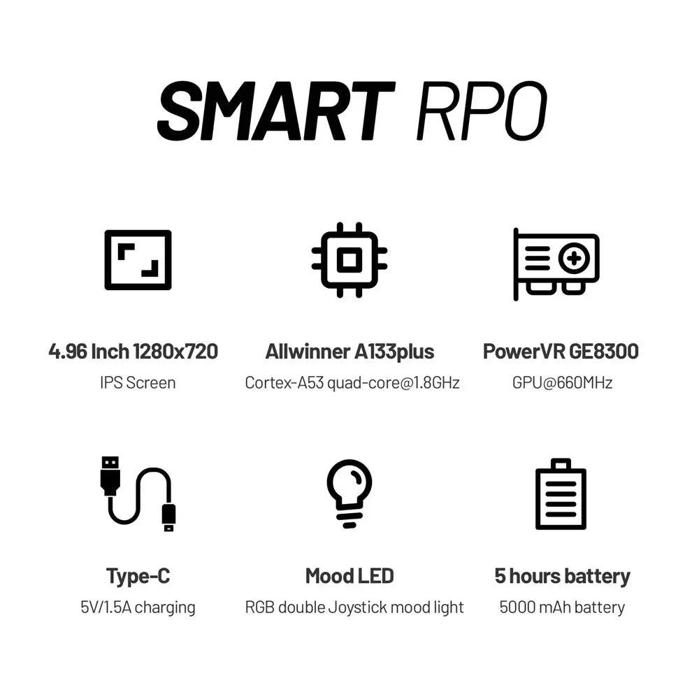 Trimui Smart Pro Handheld Game 4.96''IPS Screen - Featured Mart