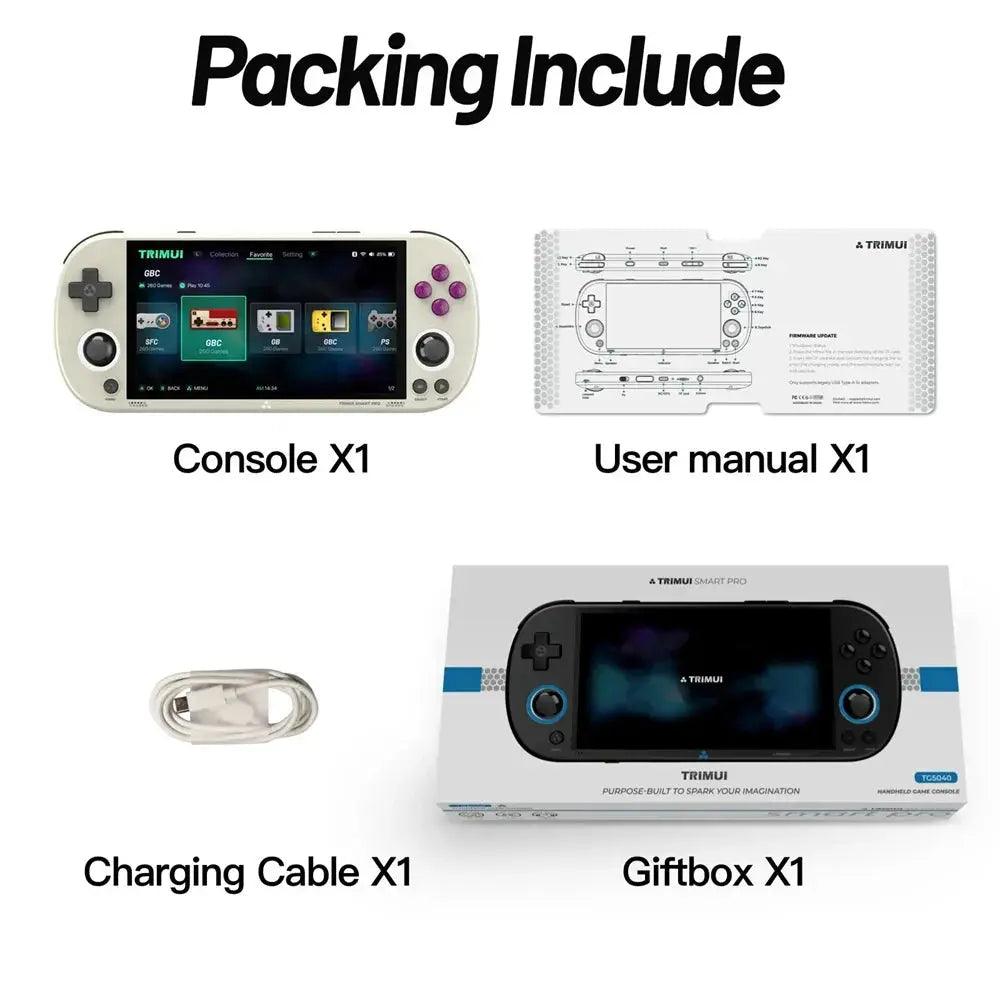 Trimui Smart Pro Handheld Game 4.96''IPS Screen - Featured Mart