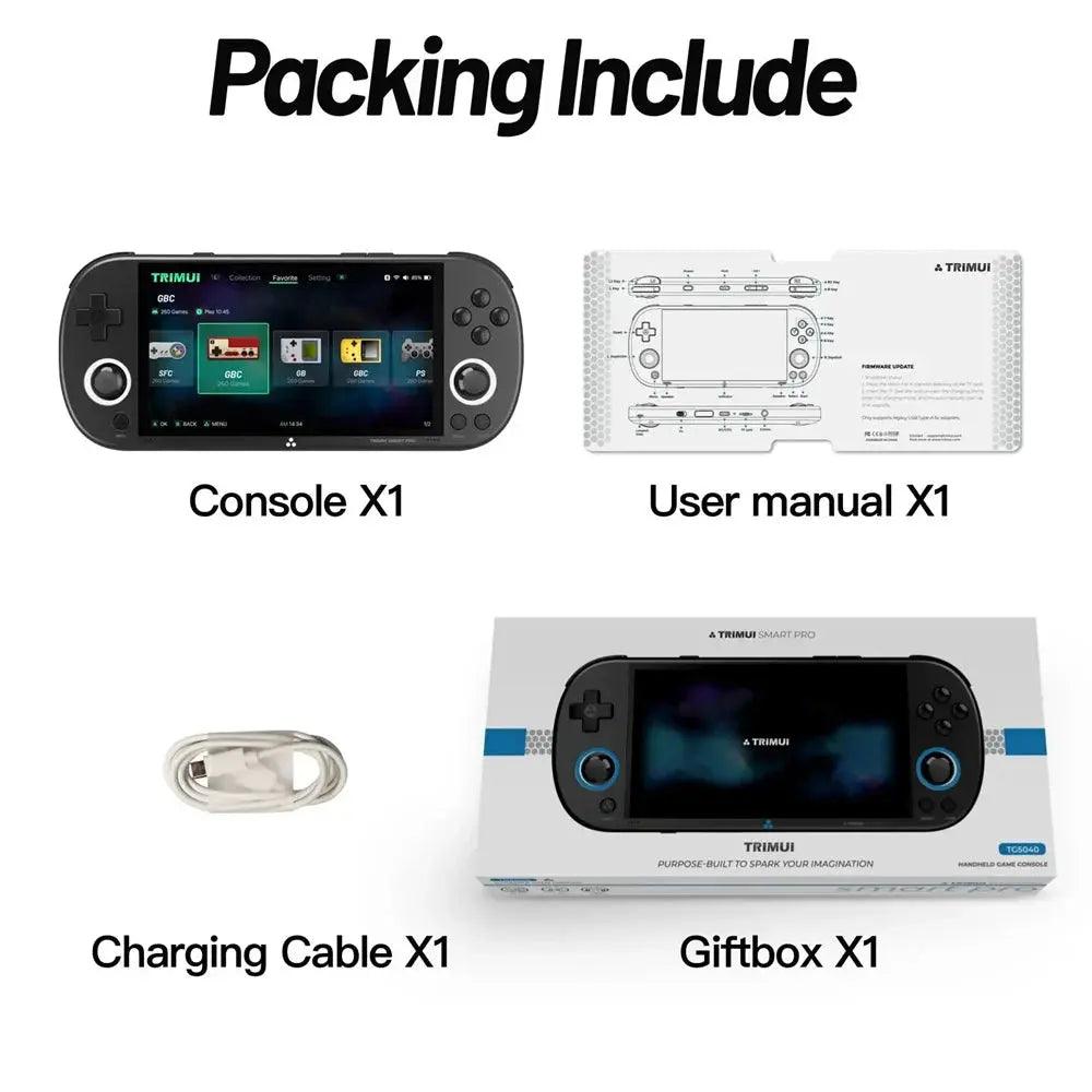 Trimui Smart Pro Handheld Game 4.96''IPS Screen - Featured Mart