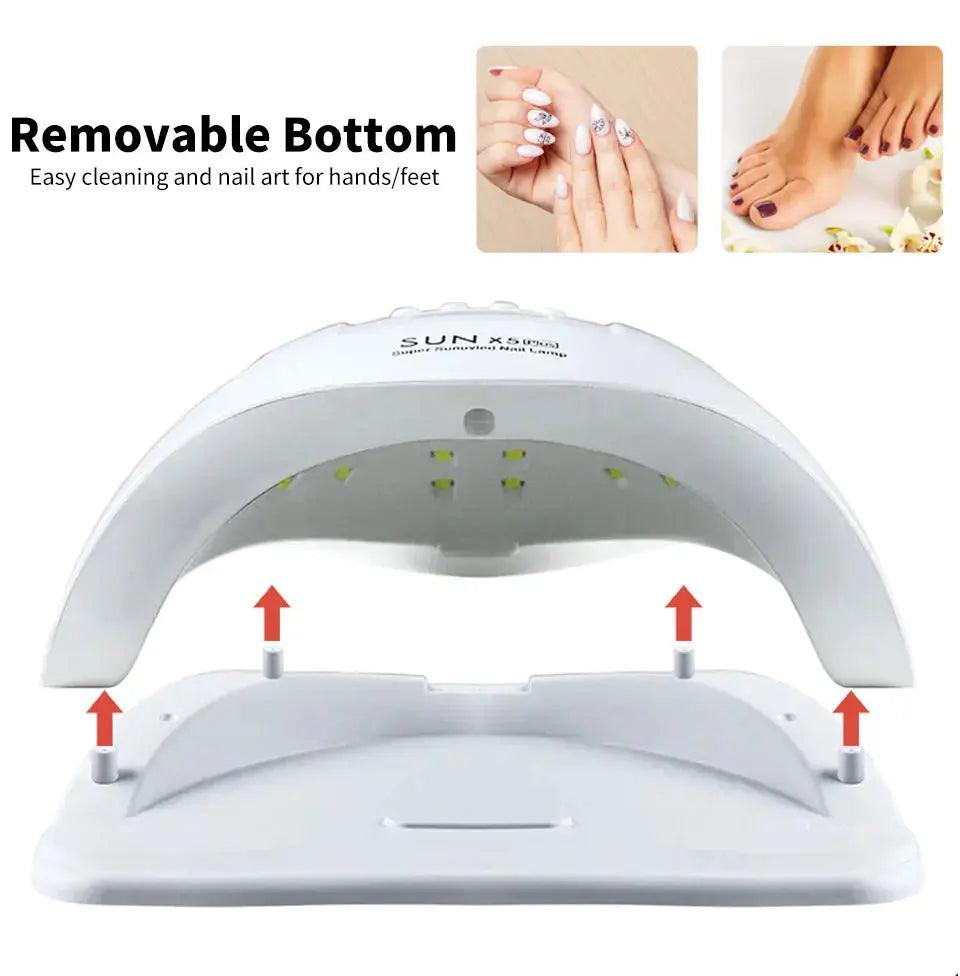 UV LED Nail Dryer Lamp for Gel Polish, Professional Manicure Equipment - Featured Mart