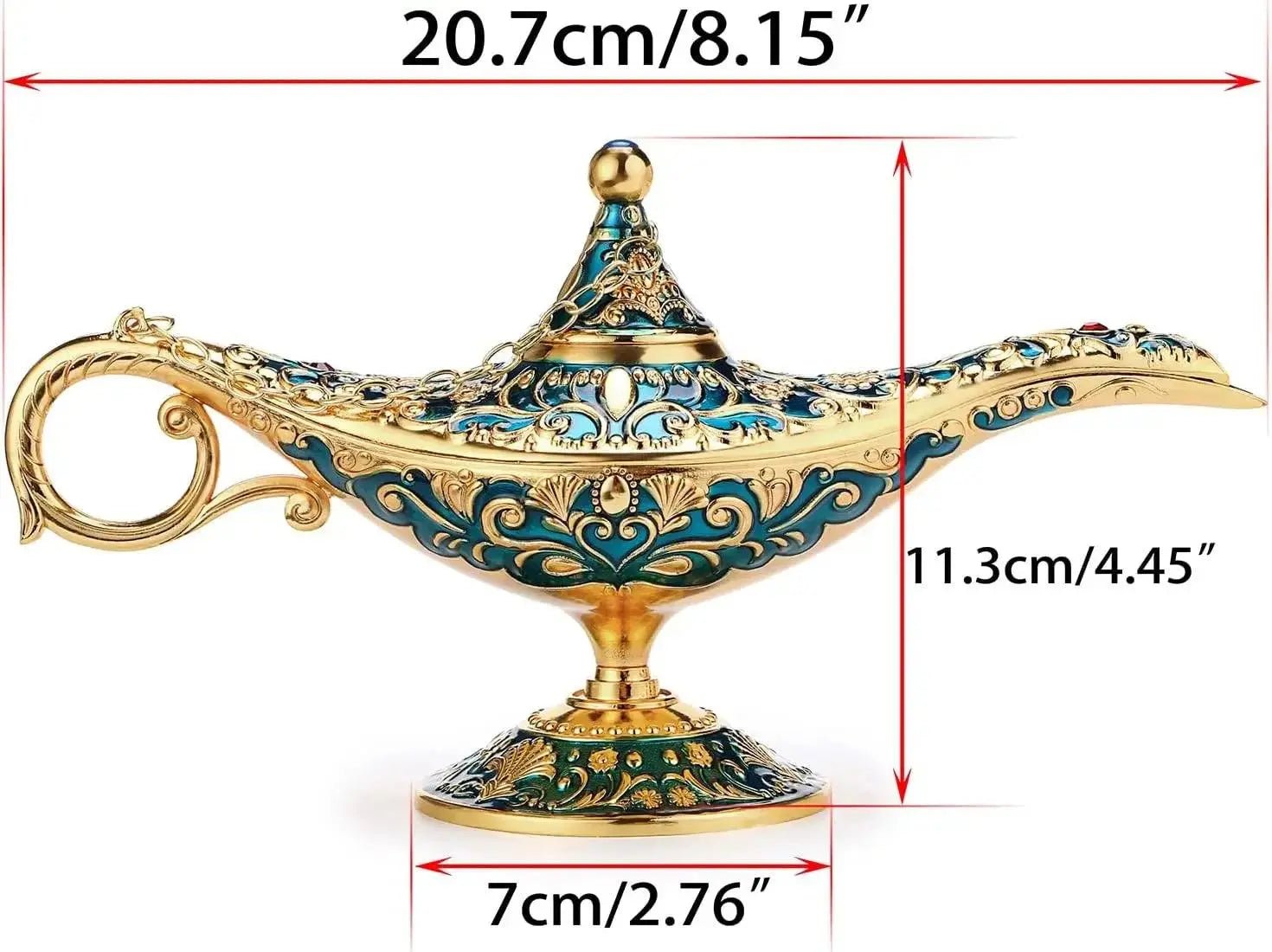 Vintage Magical Legend Aladdin Genie Lamp - Featured Mart