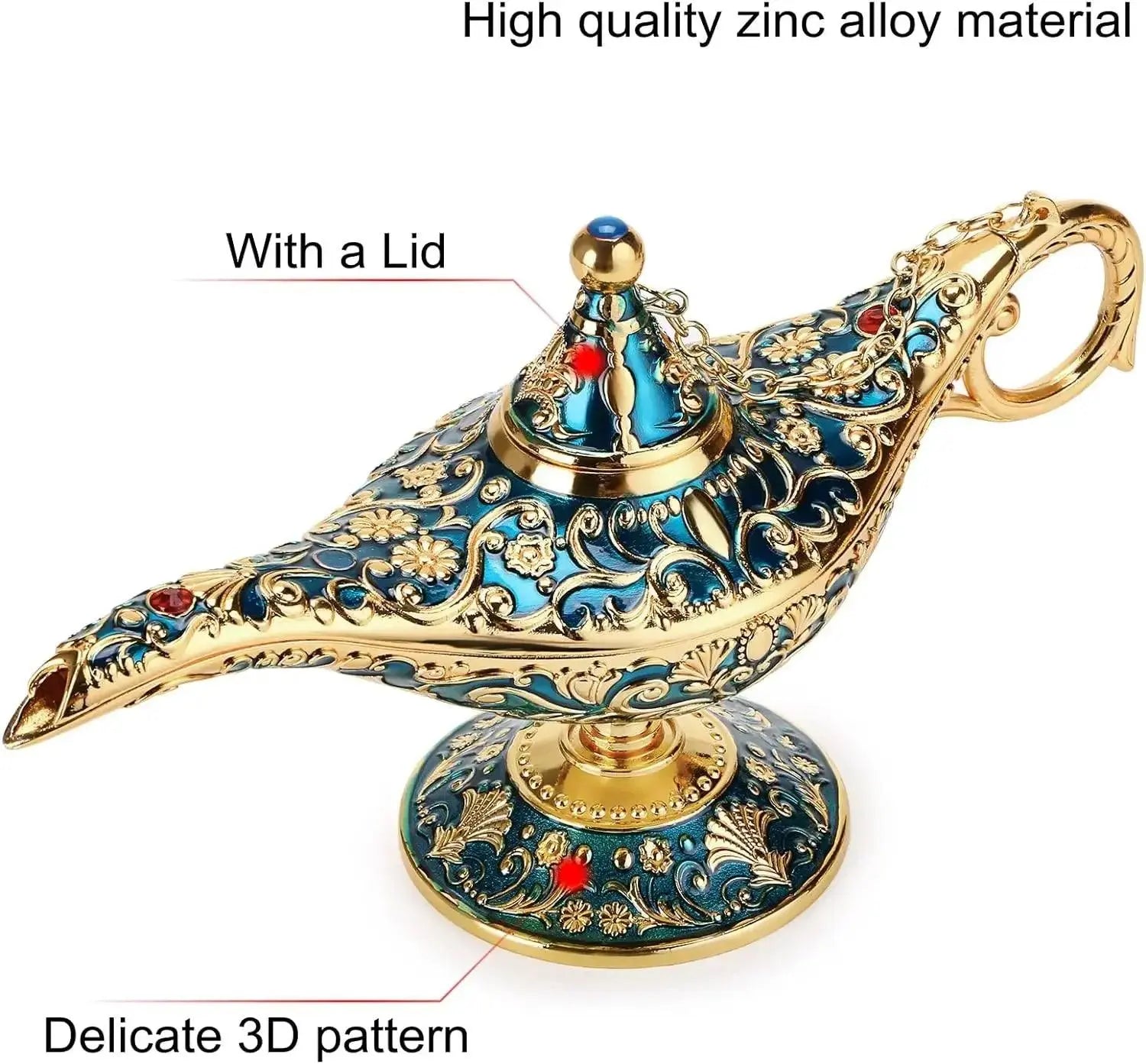 Vintage Magical Legend Aladdin Genie Lamp - Featured Mart