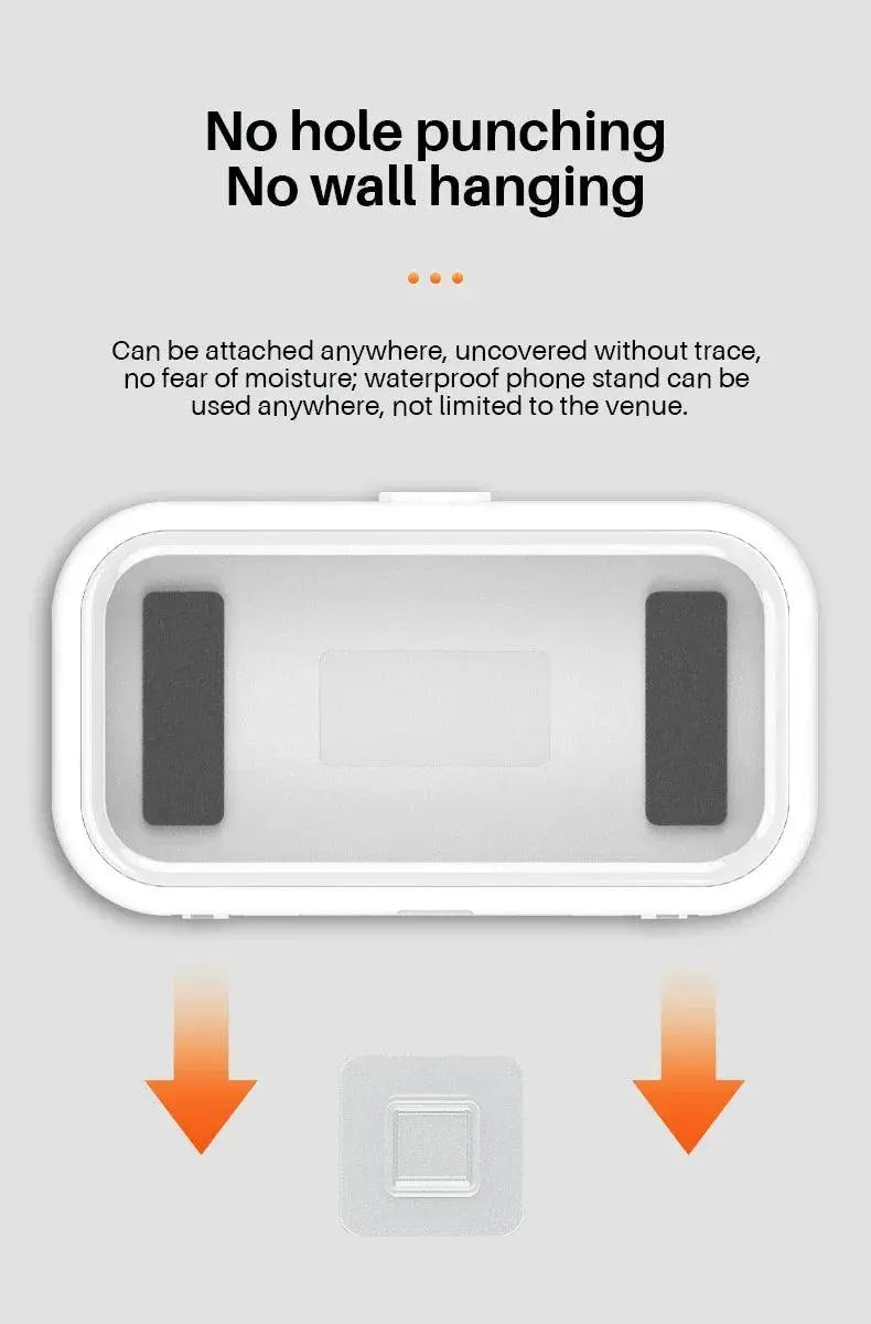 Waterproof Rotating Bathroom Phone Holder - Featured Mart
