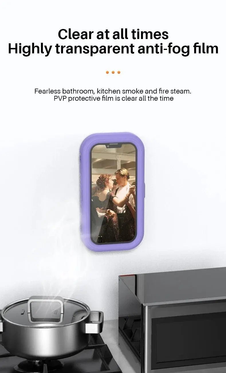 Waterproof Rotating Bathroom Phone Holder - Featured Mart