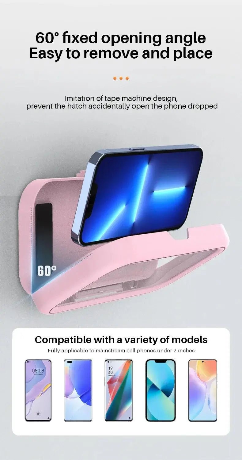 Waterproof Rotating Bathroom Phone Holder - Featured Mart