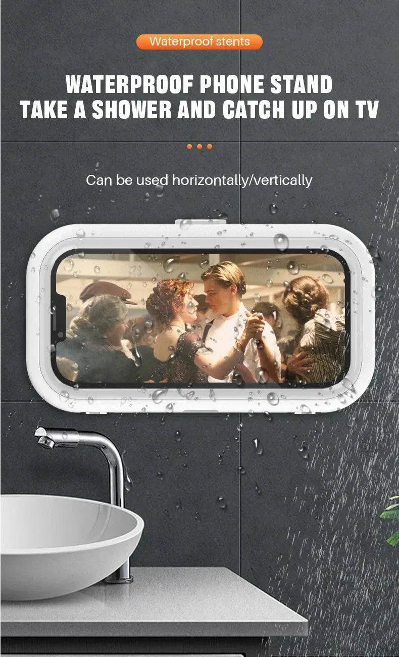 Waterproof Rotating Bathroom Phone Holder - Featured Mart