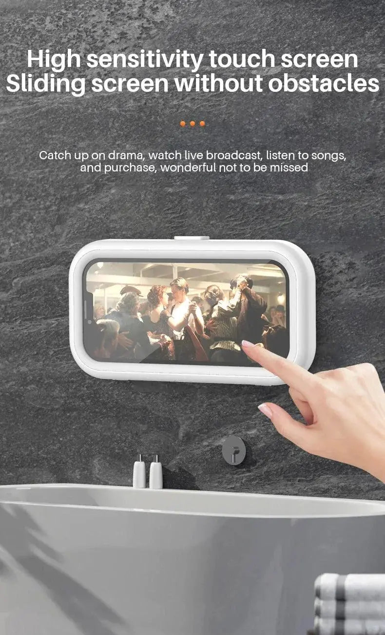 Waterproof Rotating Bathroom Phone Holder - Featured Mart