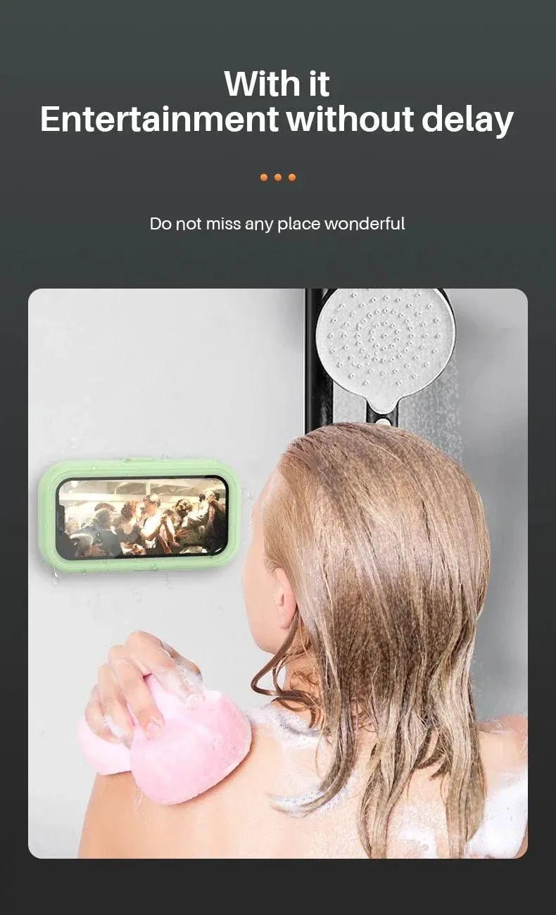Waterproof Rotating Bathroom Phone Holder - Featured Mart