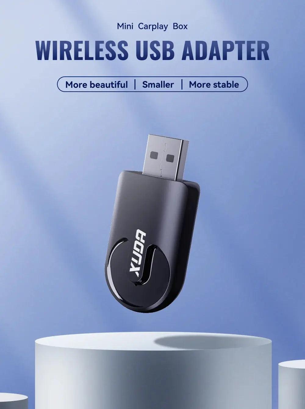XUDA Wireless CarPlay & Android Auto Adapter – Plug & Play, Fast WiFi - Featured Mart